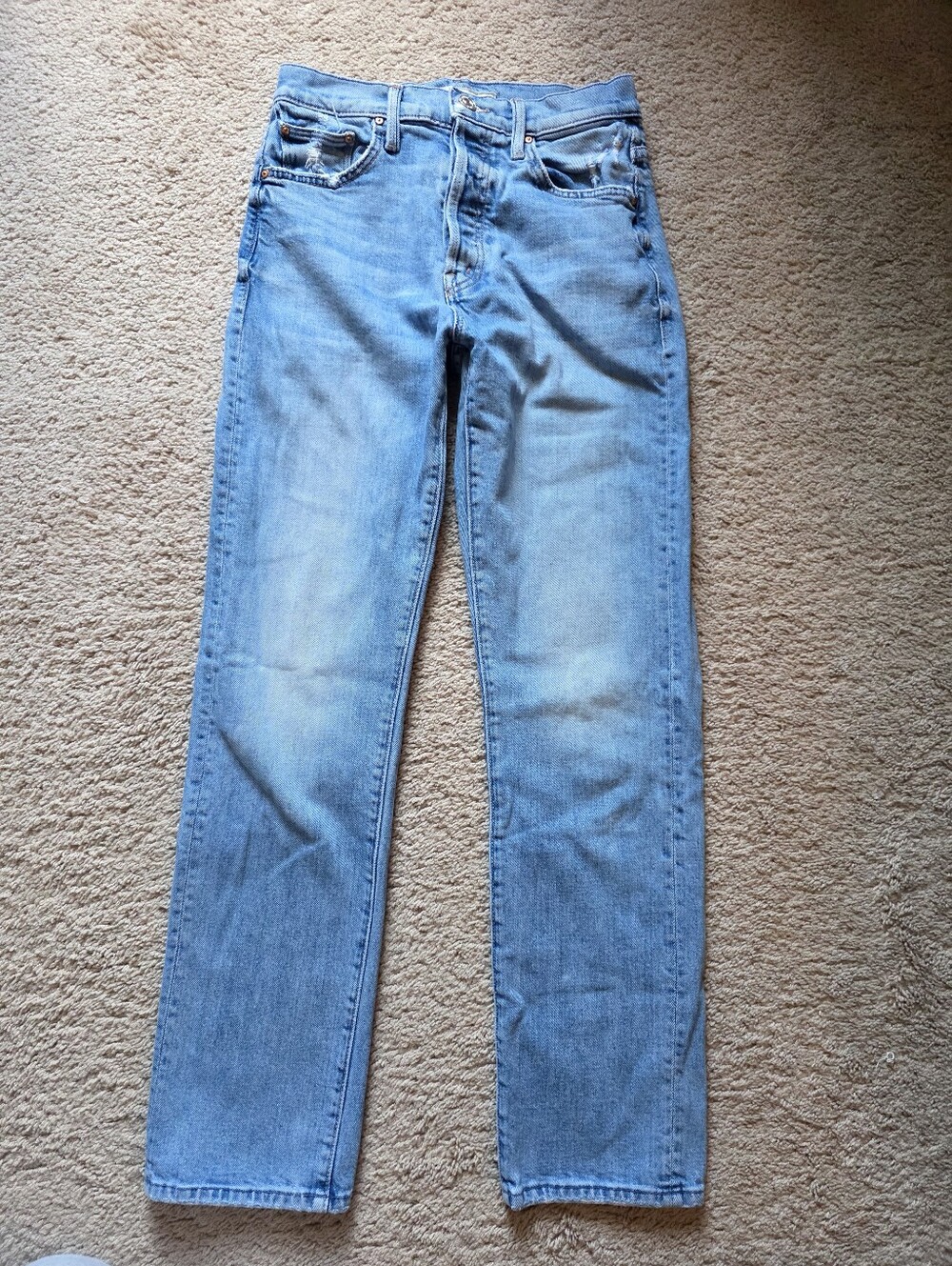 MOTHER SUPERIOR High Waisted Hiker Hoover Slay It With Flowers Sz 25